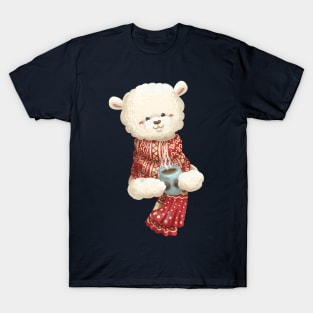 Alpaca Drink a Hot Choco T-Shirt